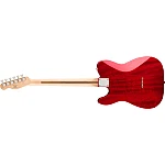 Fender Squier Affinity Series® Telecaster® FMT SH, Laurel Fingerboard, White Pickguard, Crimson Red Transparent