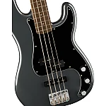 Fender Squier Affinity Series® Precision Bass® PJ, Laurel Fingerboard, Black Pickguard, Charcoal Frost Metallic Fender Squier Affinity Series® Precision Bass® PJ, Laurel Fingerboard, Black Pickguard, Charcoal Frost Metallic