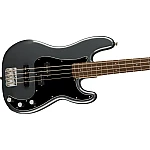 Fender Squier Affinity Series® Precision Bass® PJ, Laurel Fingerboard, Black Pickguard, Charcoal Frost Metallic Fender Squier Affinity Series® Precision Bass® PJ, Laurel Fingerboard, Black Pickguard, Charcoal Frost Metallic