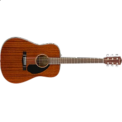 Fender CD-60S Dreadnought, Walnut Fingerboard, All-Mahogany 
