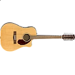 Fender CD-140SCE 12-String, Walnut Fingerboard, Natural w/Case