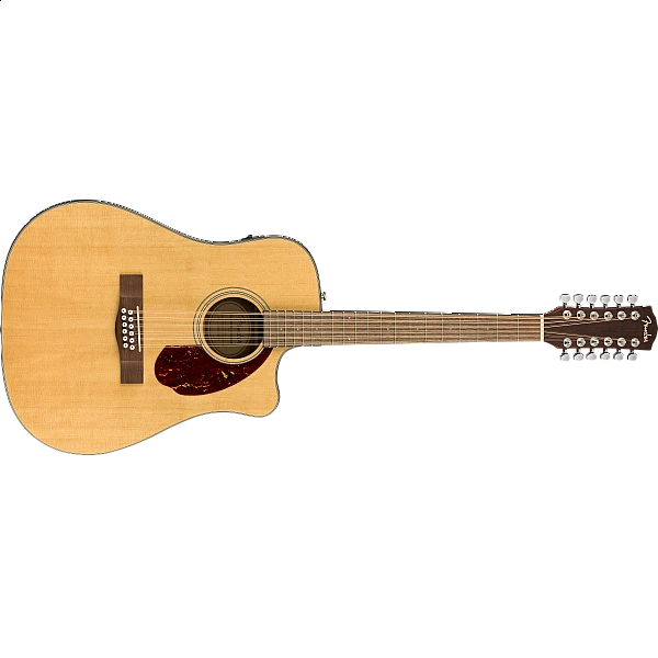 Fender CD-140SCE 12-String, Walnut Fingerboard, Natural w/Case