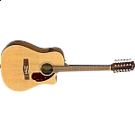 Fender CD-140SCE 12-String, Walnut Fingerboard, Natural w/Case