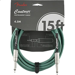 Fender Contour™ 15' Cable, Sherwood Green