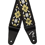 Fender Pasadena Woven Strap, Yellow Clover, 2"
