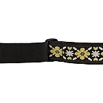 Fender Pasadena Woven Strap, Yellow Clover, 2"