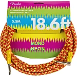 Fender MonoNeon Instrument Cable, 5,5m , Rovný - Lomený