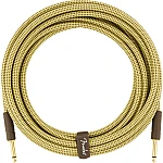 Fender Deluxe Series Instrument Cable, Straight/Straight, 18.6', Tweed