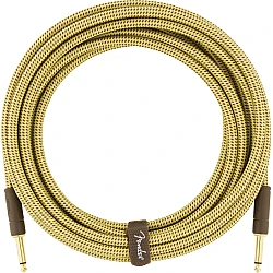 Fender Deluxe Series Instrument Cable, Straight/Straight, 18.6', Tweed
