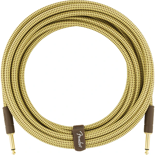 Fender Deluxe Series Instrument Cable, Straight/Straight, 18.6', Tweed