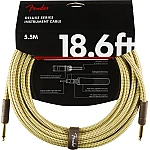 Fender Deluxe Series Instrument Cable, Straight/Straight, 18.6', Tweed
