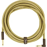 Fender Deluxe Series Instrument Cable, Straight/Angle, 18.6', Tweed