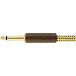 Fender Deluxe Series Instrument Cable, Straight/Angle, 18.6', Tweed