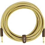 Fender Deluxe Series Instrument Cable, Straight/Straight, 15', Tweed