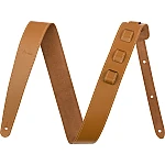 Fender 2" Essentials Leather Strap, Tan - pás na gitaru