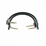 Klotz KPK Patch-kábel s ploskou koncovkou 0,15m čierny, 2ks