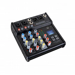 Pronomic B-403 Mini-Mixer + Bluetooth® + USB-Recording 
