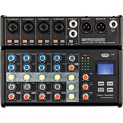 Pronomic B-603 Mini-Mixer + Bluetooth® + USB-Recording