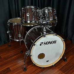 Sonor S Classix Stage 3, Ebony - Akustické bicie, shell set