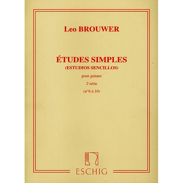 Brouwer, Leo -  Estudios Sencillos, Vol.2 (6-10)