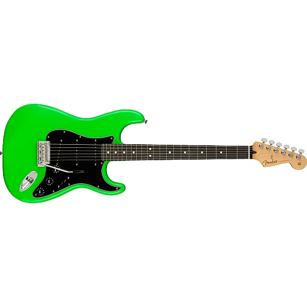 Fender Limited Edition Player Stratocaster®, Ebony Fingerboard, Neon Green Fender Limited Edition Player Stratocaster®, Ebony Fingerboard, Neon Green