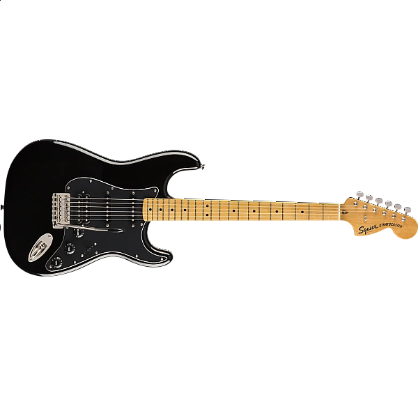 Fender Squier  Classic Vibe '70s Stratocaster® HSS, Maple Fingerboard, Black