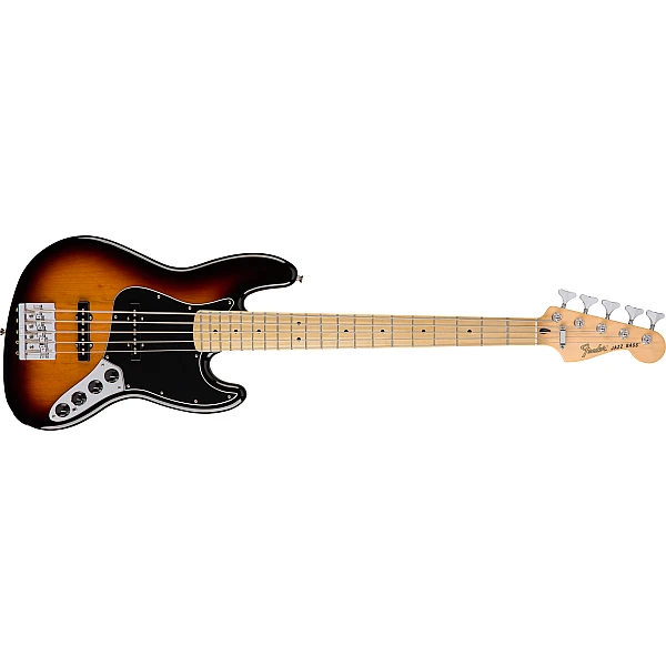 Fender Deluxe Active Jazz Bass® V, Maple Fingerboard, 3-Color Sunburst Fender Deluxe Active Jazz Bass® V, Maple Fingerboard, 3-Color Sunburst