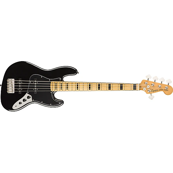 Fender Squier Classic Vibe '70s Jazz Bass® V, Maple Fingerboard, Black 