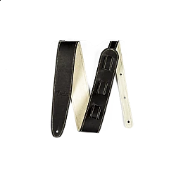 Fender Ball Glove Leather Strap, Black - pás na gitaru