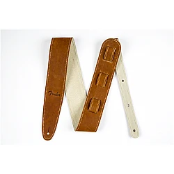 Fender Ball Glove Leather Strap, Brown - pás na gitaru