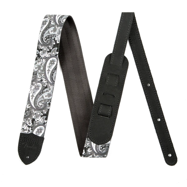 Fender Paisley Denim Strap, 2" Grey - pás na gitaru