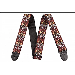 Fender Festival Hootenanny Strap - Red - pás na gitaru