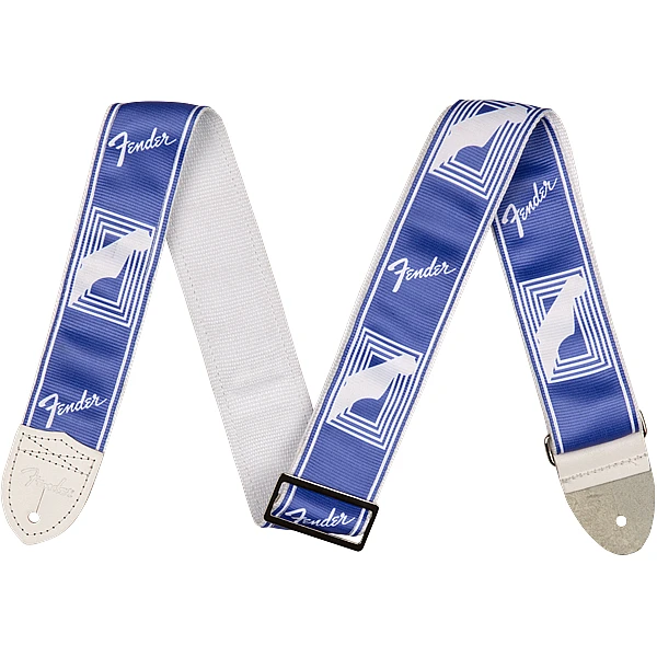 Fender 2" Custom Color Monogrammed Straps - Lake Placid Blue - pás na gitaru