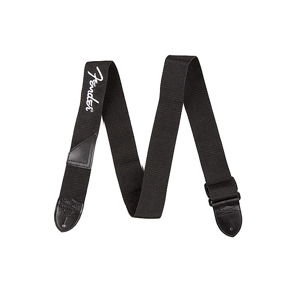 Fender 2" Black Poly Strap - pás na gitaru