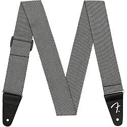 Fender 2" Modern Tweed Strap - White / Black - pás na gitaru