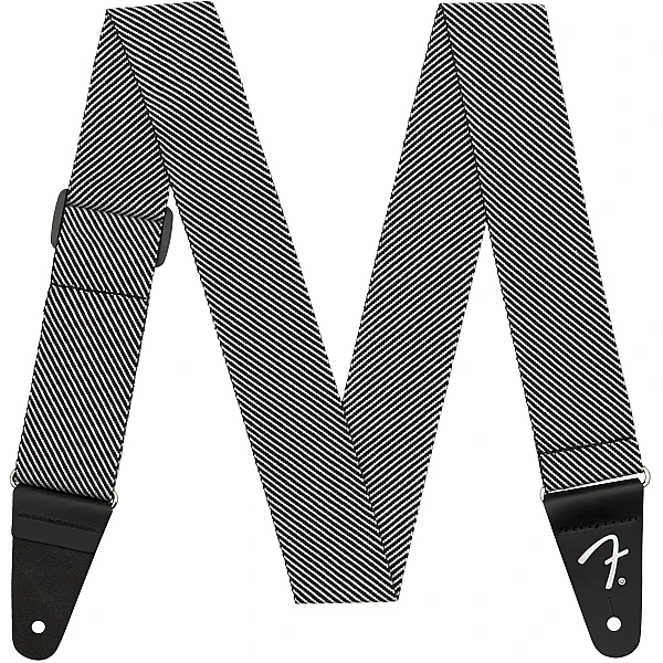 Fender 2" Modern Tweed Strap - White / Black - pás na gitaru