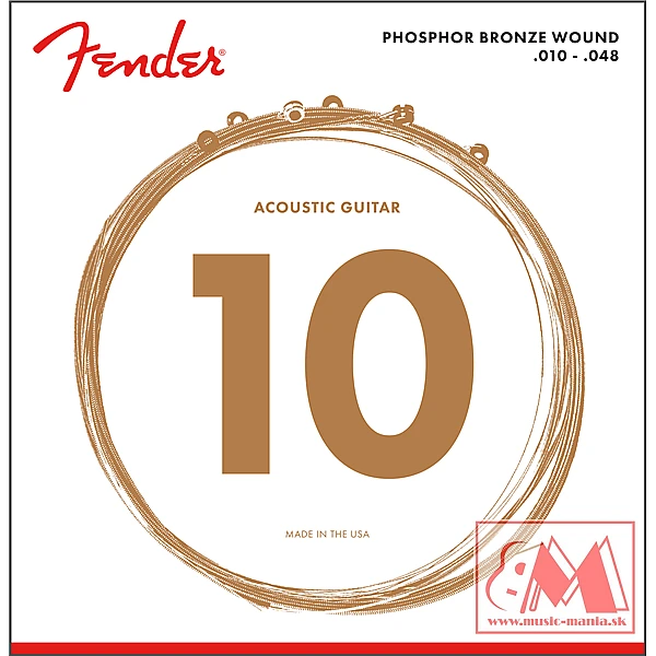 Fender - Phosphor Bronze - 10/48