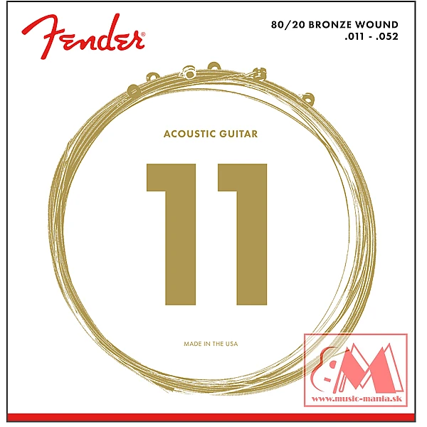 Fender - 80/20 Bronze - 11/52