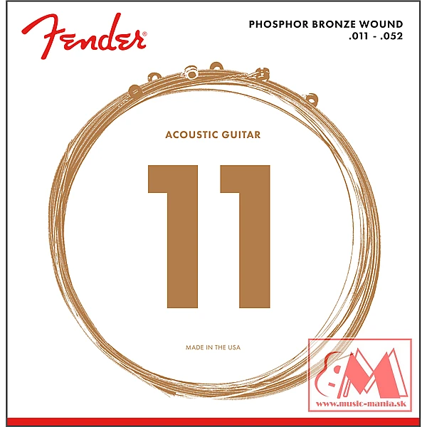 Fender - Phosphor Bronze - 11/52