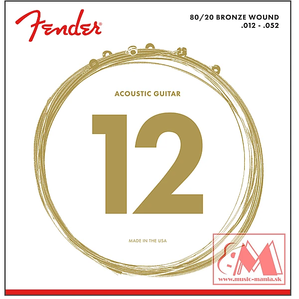 Fender - 80/20 Bronze - 11/52