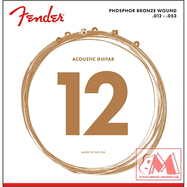 Fender - Phosphor Bronze - 12/53