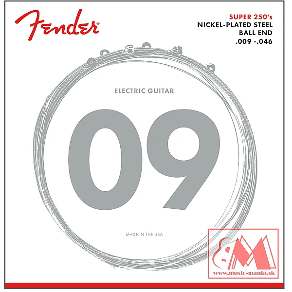 Fender - Super 250 - 9/42 - Ball End