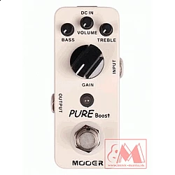 Mooer PURE Boost - gitarový zosilňovač signálu