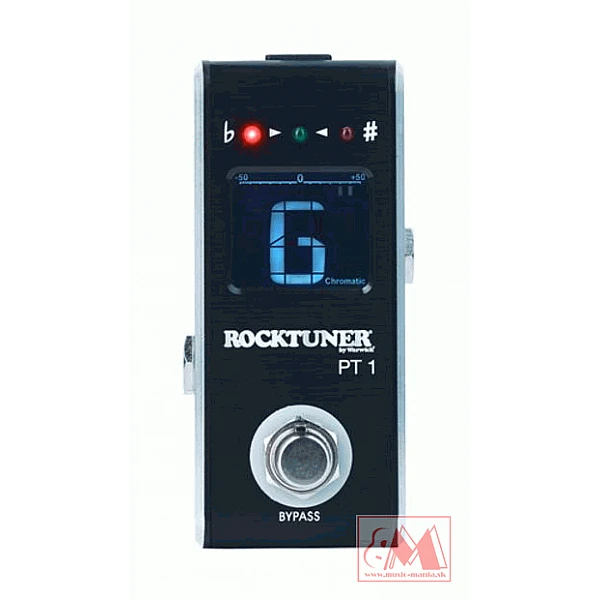 Rocktuner PT 1 stompbox ladička, chromatická, LED, true bypass