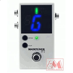 Rocktuner PT 2 White stompbox ladička, chromat. LED, true bypass