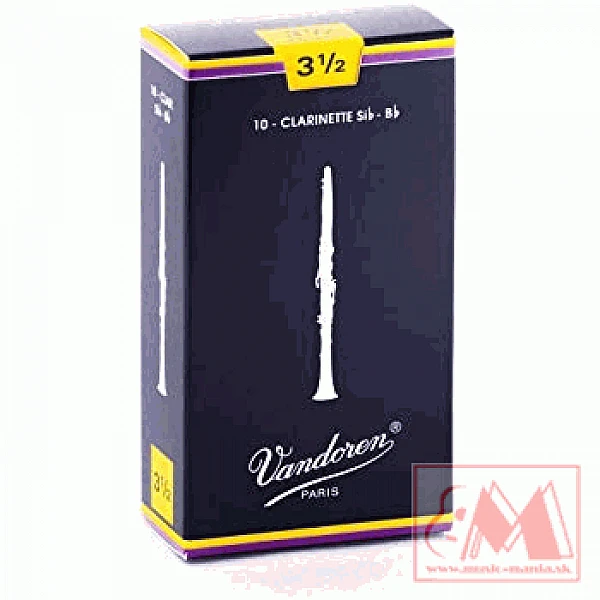 Vandoren CR1035 - plátky na Bb Klarinet hr. 3.5