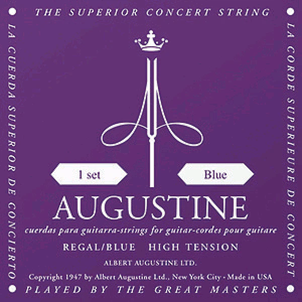 Augustine Classic Regals/Blue, high tension - struny na klasickú gitaru