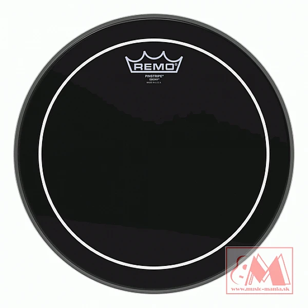 REMO ES-0612-PS - Pinstripe ebony blana na bicie 12"