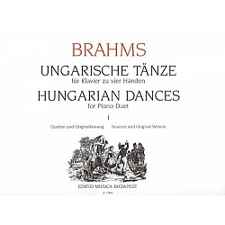 Brahms, Johannes - Hungarian Dances for piano duet
