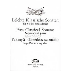 Easy Classical Sonatas pre husle a klavír